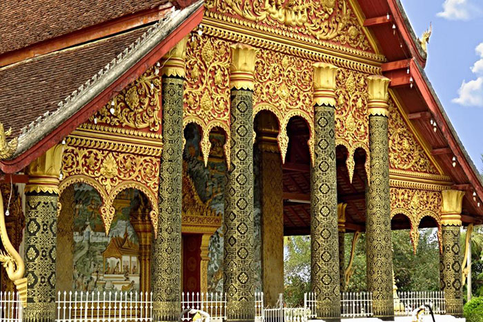 Templo Vat Mahathat en Luang Prabang Laos
